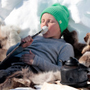 Prince Sverre Magnus enjoying marshmallows (Photo: Lise Åserud, NTB Scanpix)